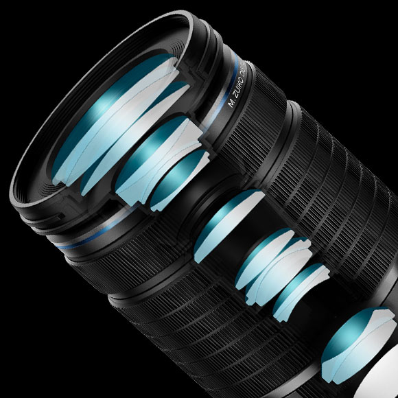 Cutaway of Lens