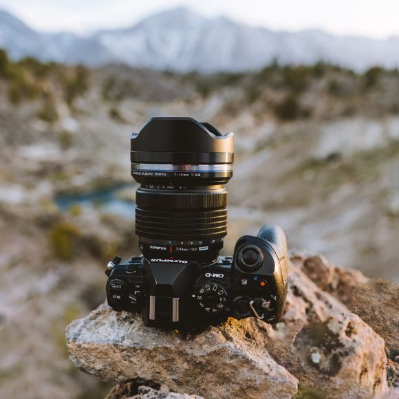 7-14mm F2.8 PRO on a rock