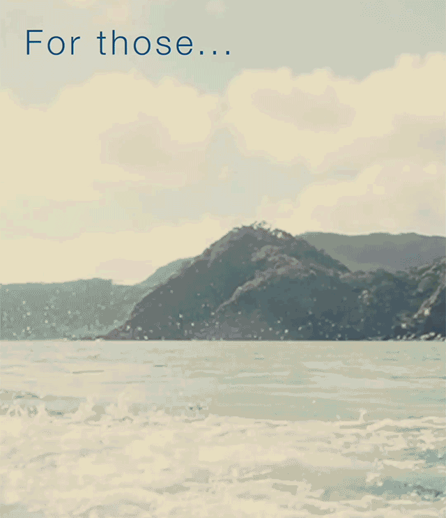 For those who love the ocean and those who want to fly